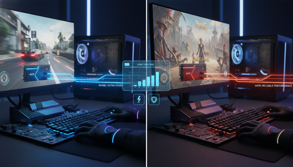SSD NVMe vs SATA: Elige el SSD más Rápido para tu PC Gamer 2026